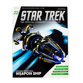 Eaglemoss Star Trek Starships Krenim Temporal Weapon Ship Magazine