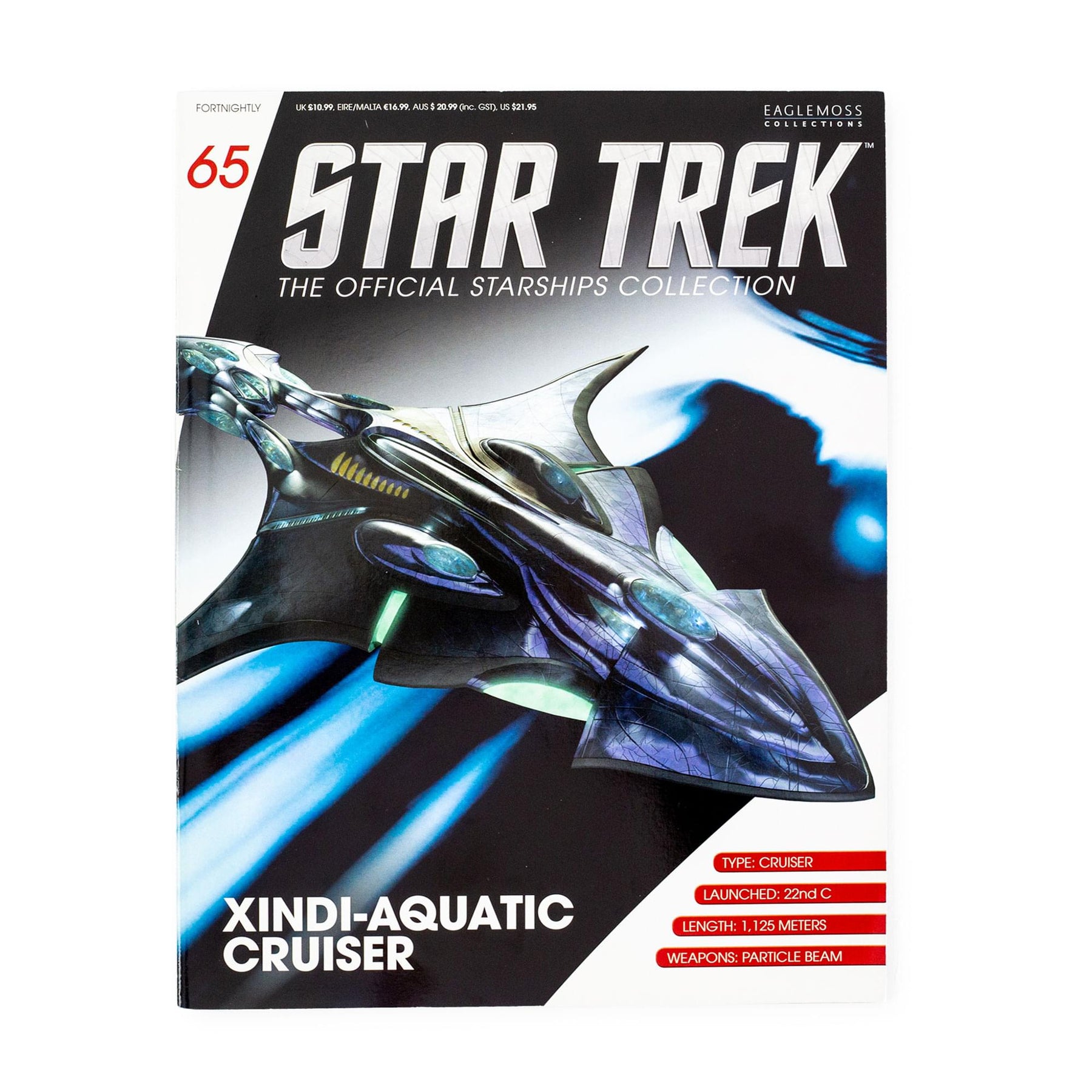 Eaglemoss Star Trek Starships Xindi-Aquatic Cruiser Magazine