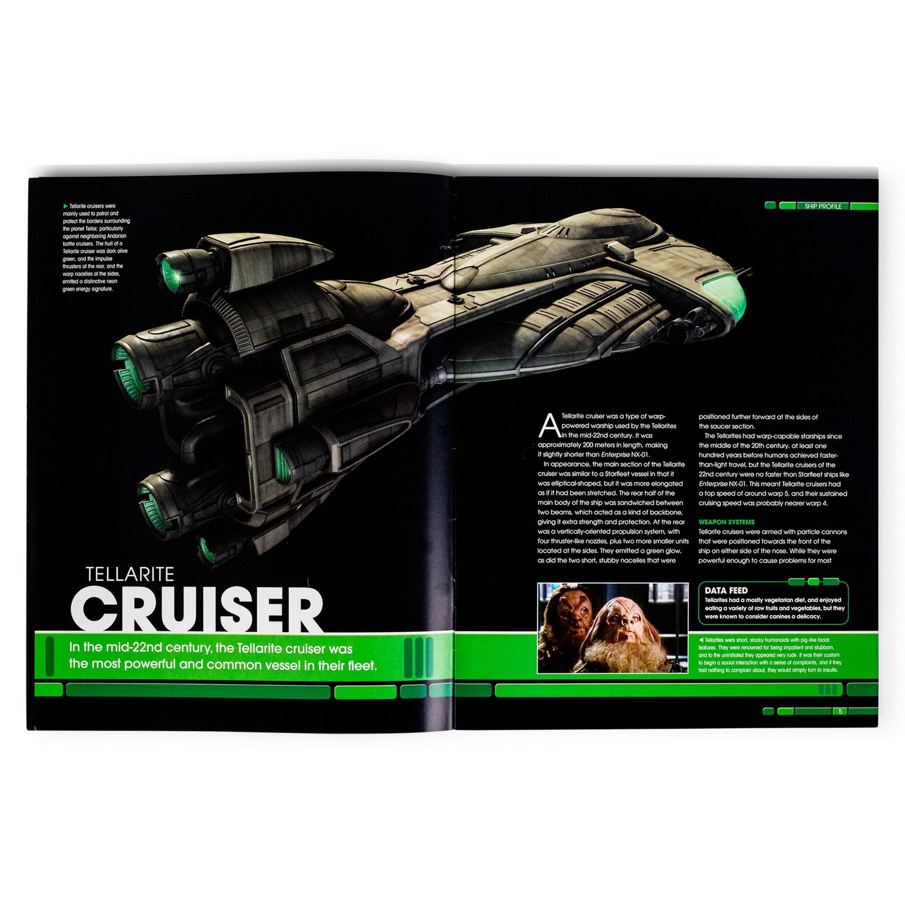 Star Trek Starships Tellarite Cruiser Magazine | Free Shipping