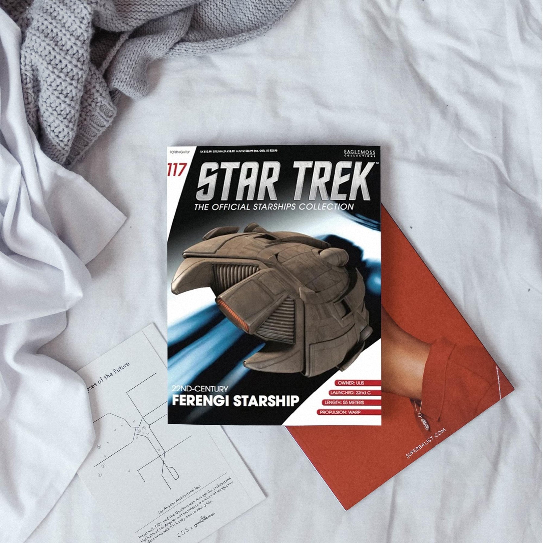 Eaglemoss Star Trek Starships 22nd Century Ferengi Ship Magazine