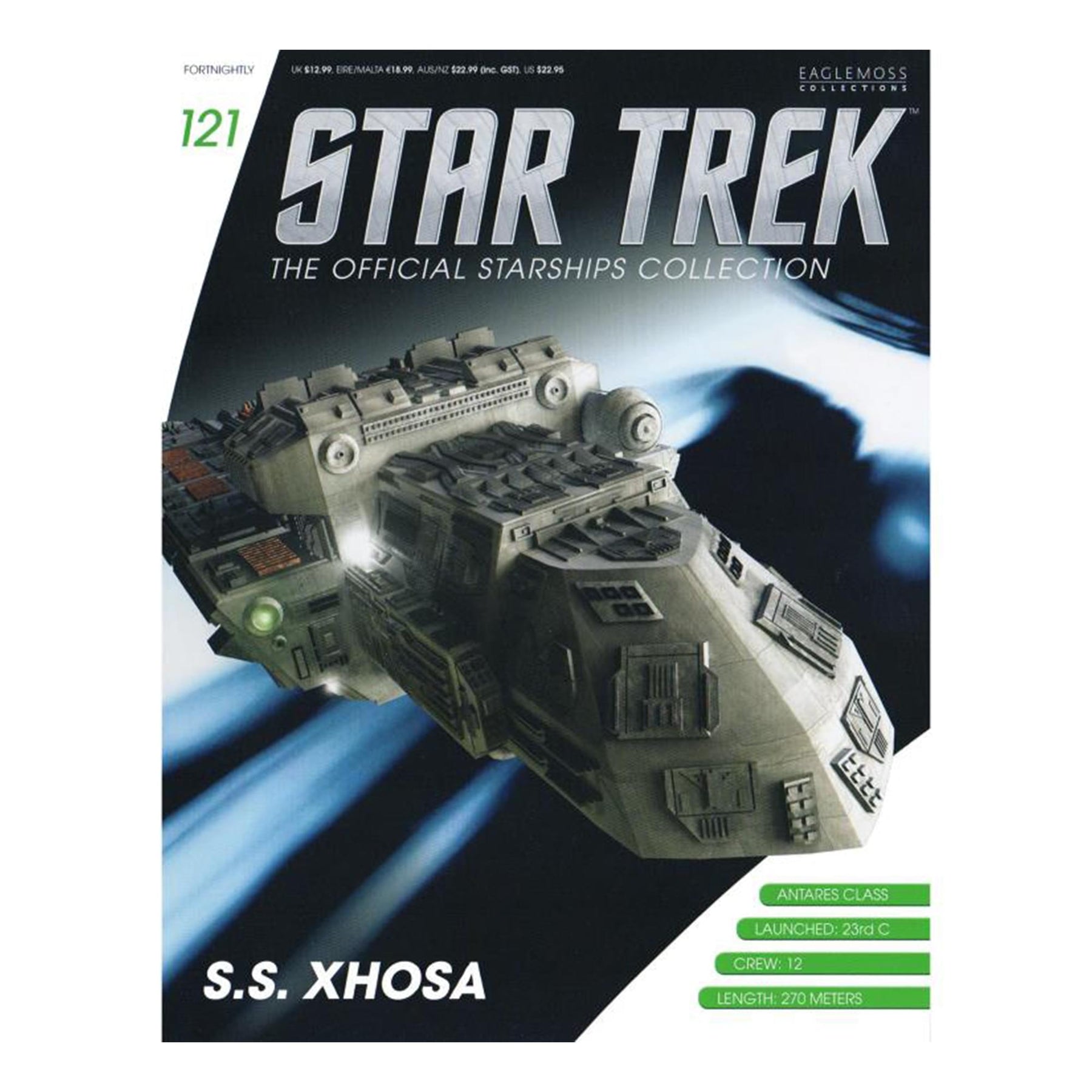 Eaglemoss Star Trek Starships SS Xhosa Magazine