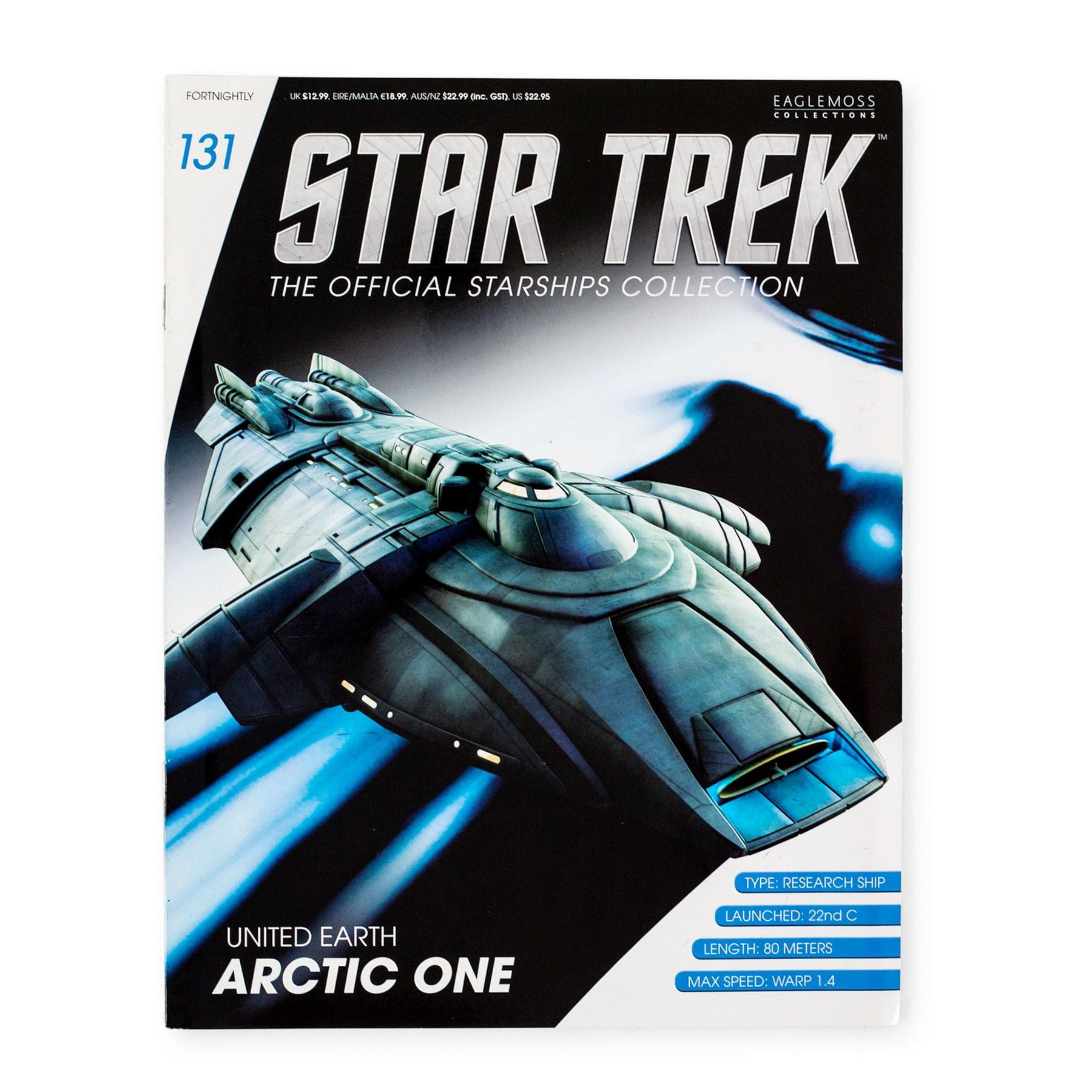 Eaglemoss Star Trek Starships United Earth Arctic One Moon Transport Magazine