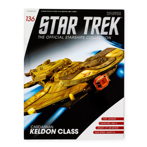 Eaglemoss Star Trek Starships Cardassian Keldon Class Magazine