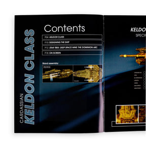 Eaglemoss Star Trek Starships Cardassian Keldon Class Magazine