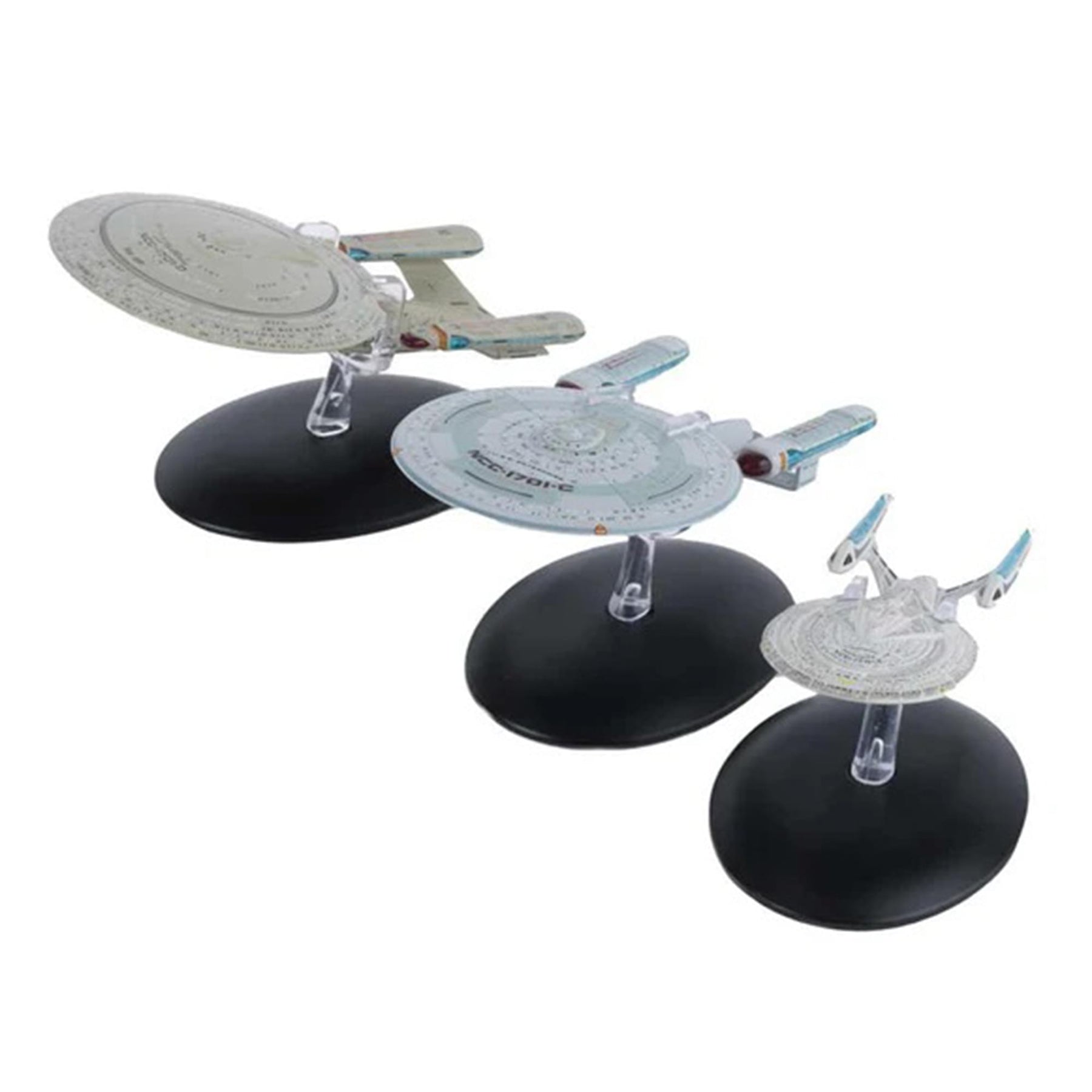 Eaglemoss Star Trek Starship Replica | USS Enterprise Set of 3