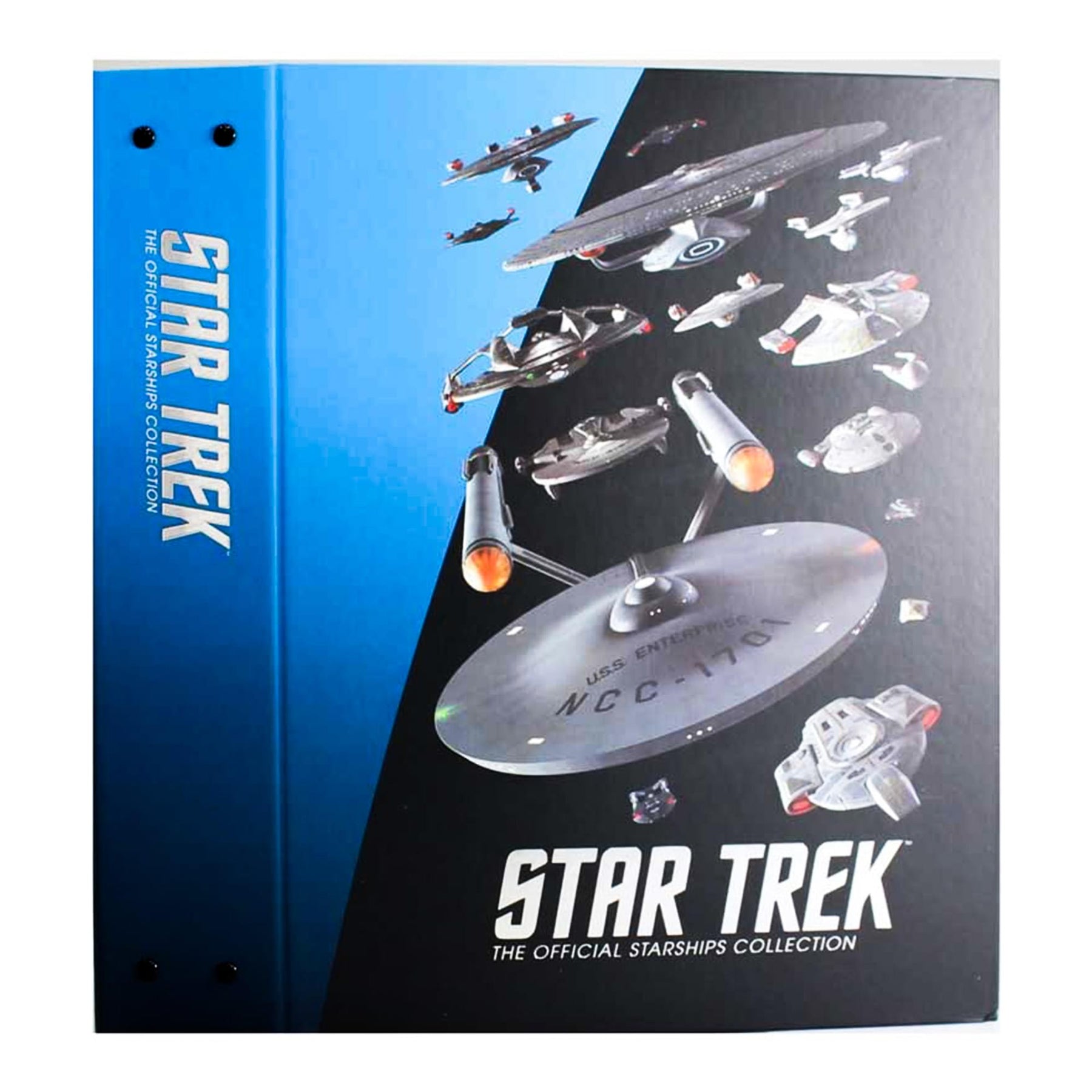 Eaglemoss Star Trek Official Starships Collection Binder | Blue Federation