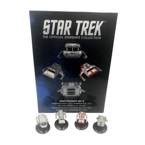 Eaglemoss Star Trek Shuttlecraft Set 4 Passenger, Warrant UK Release