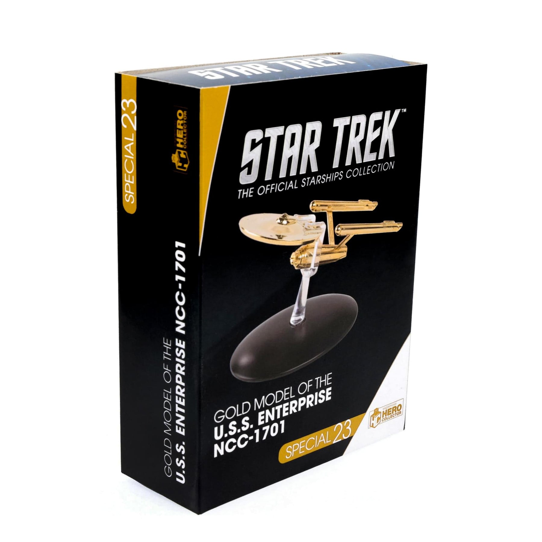 Eaglemoss Star Trek Ship Replica Gold Plated TOS NCC 1701 Enterprise (Variant)