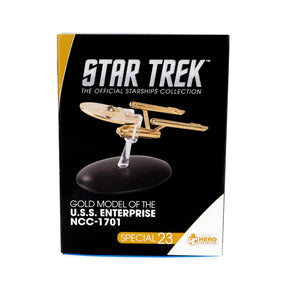 Eaglemoss Star Trek Ship Replica Gold Plated TOS NCC 1701 Enterprise (Variant)