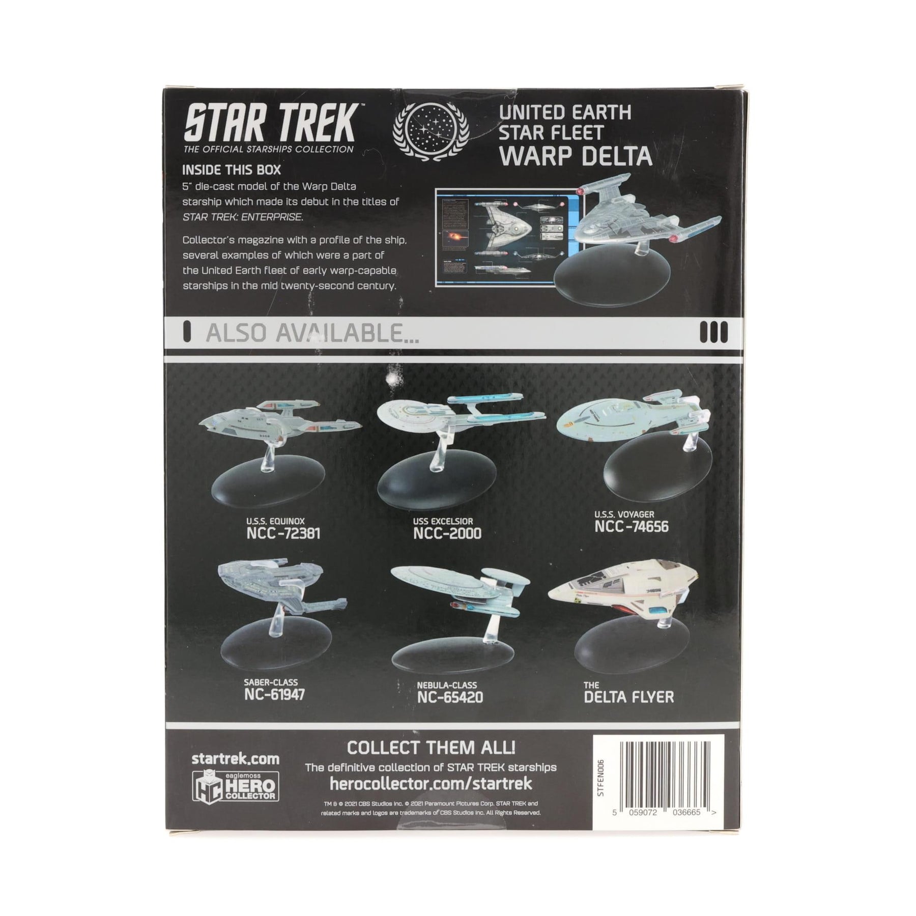 Eaglemoss Star Trek Starship Replica | Starfleet Warp Delta