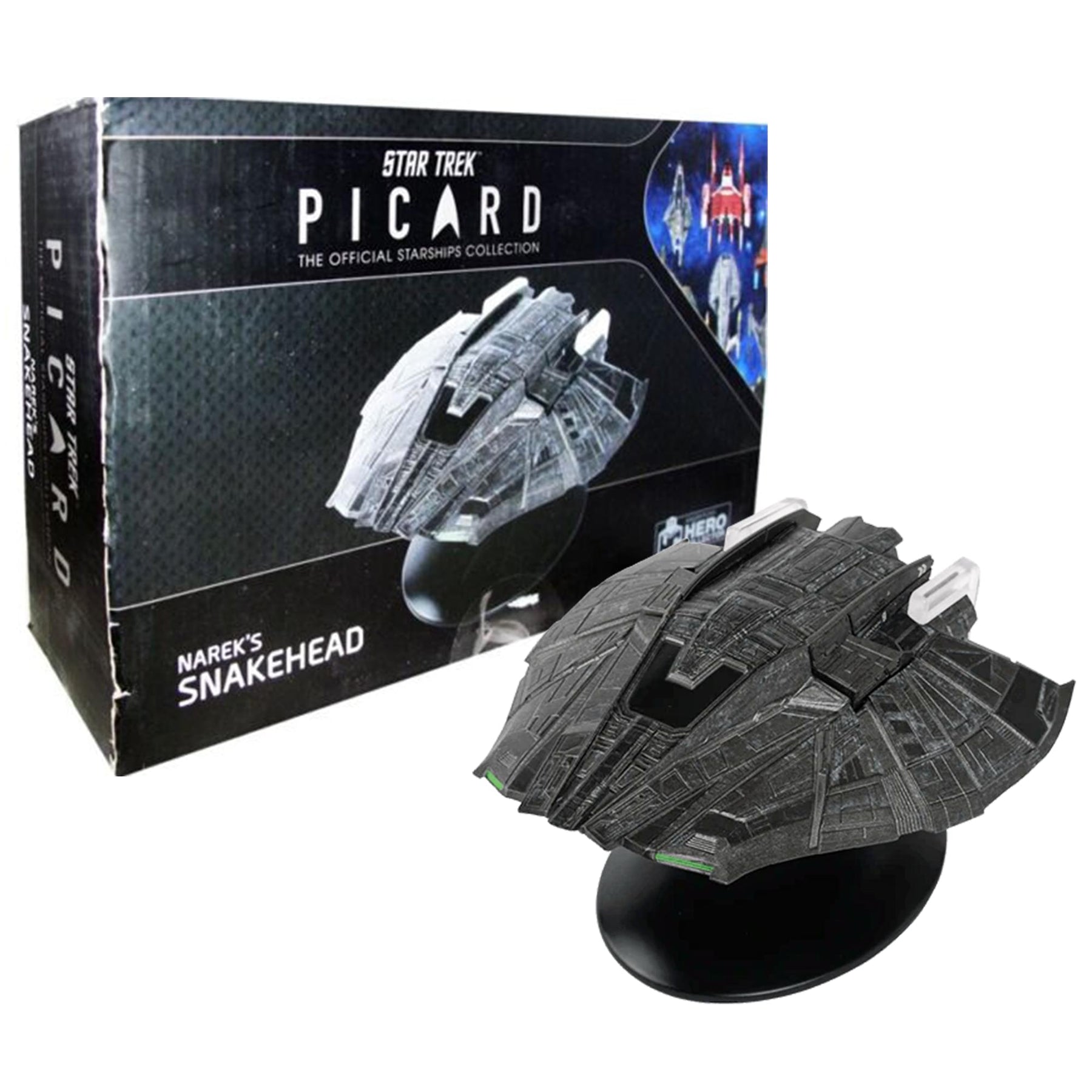 Eaglemoss Star Trek Picard Ship Replica | Romulan | Nareks Snakehead Ship