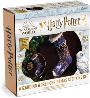 Eaglemoss Harry Potter Knit Craft Set Hogwarts Christmas Stocking Kit