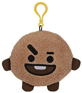 Line Friends BT21 4 Inch Plush Backpack Clip | Shooky