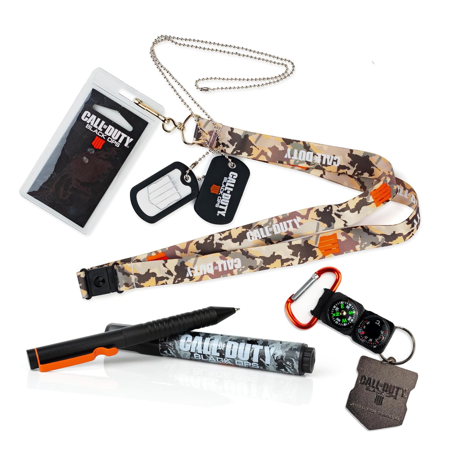 Call of Duty Black Ops 4 Gift Set | Compass | Lanyard | Tactical Pen