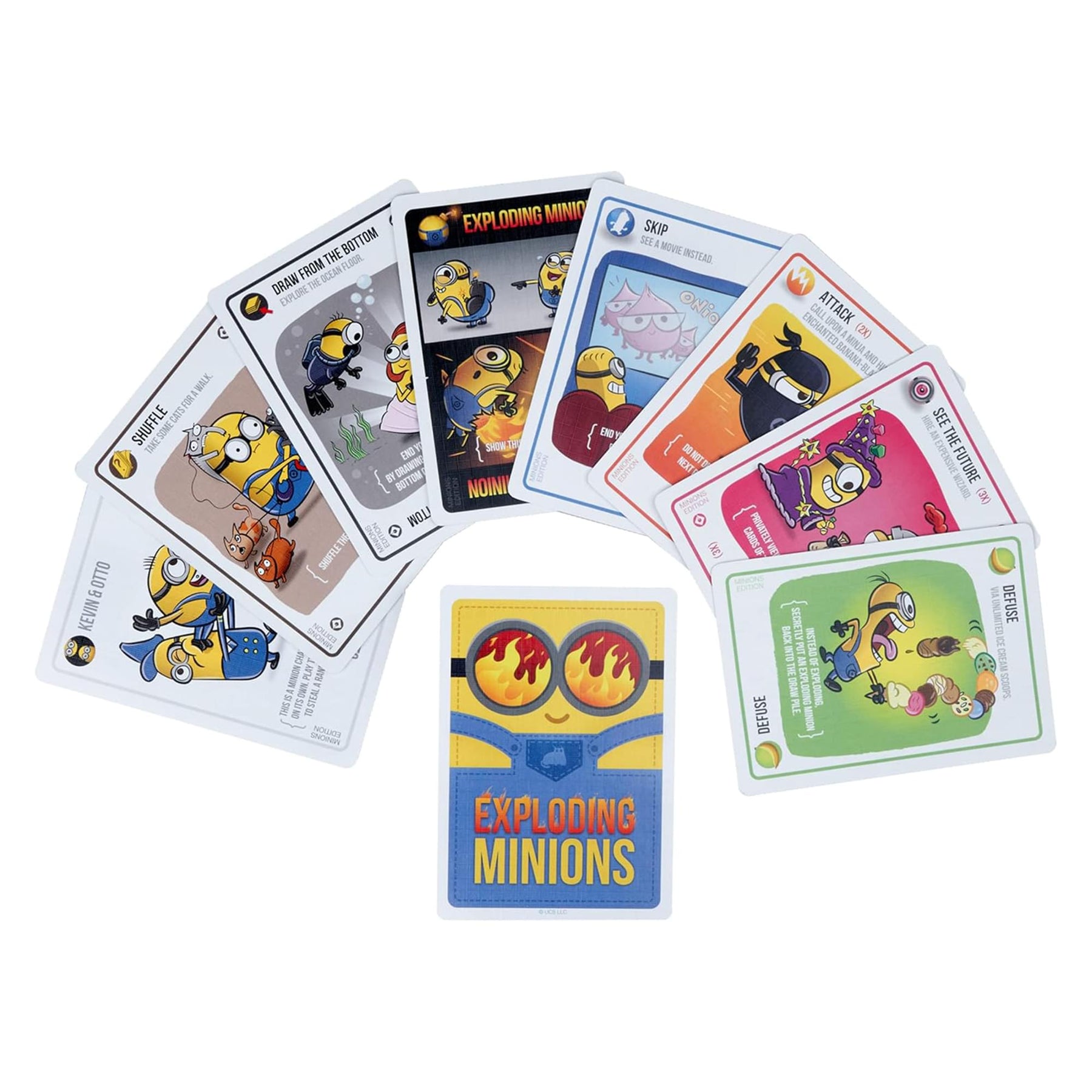 Exploding Minions Family Card Game