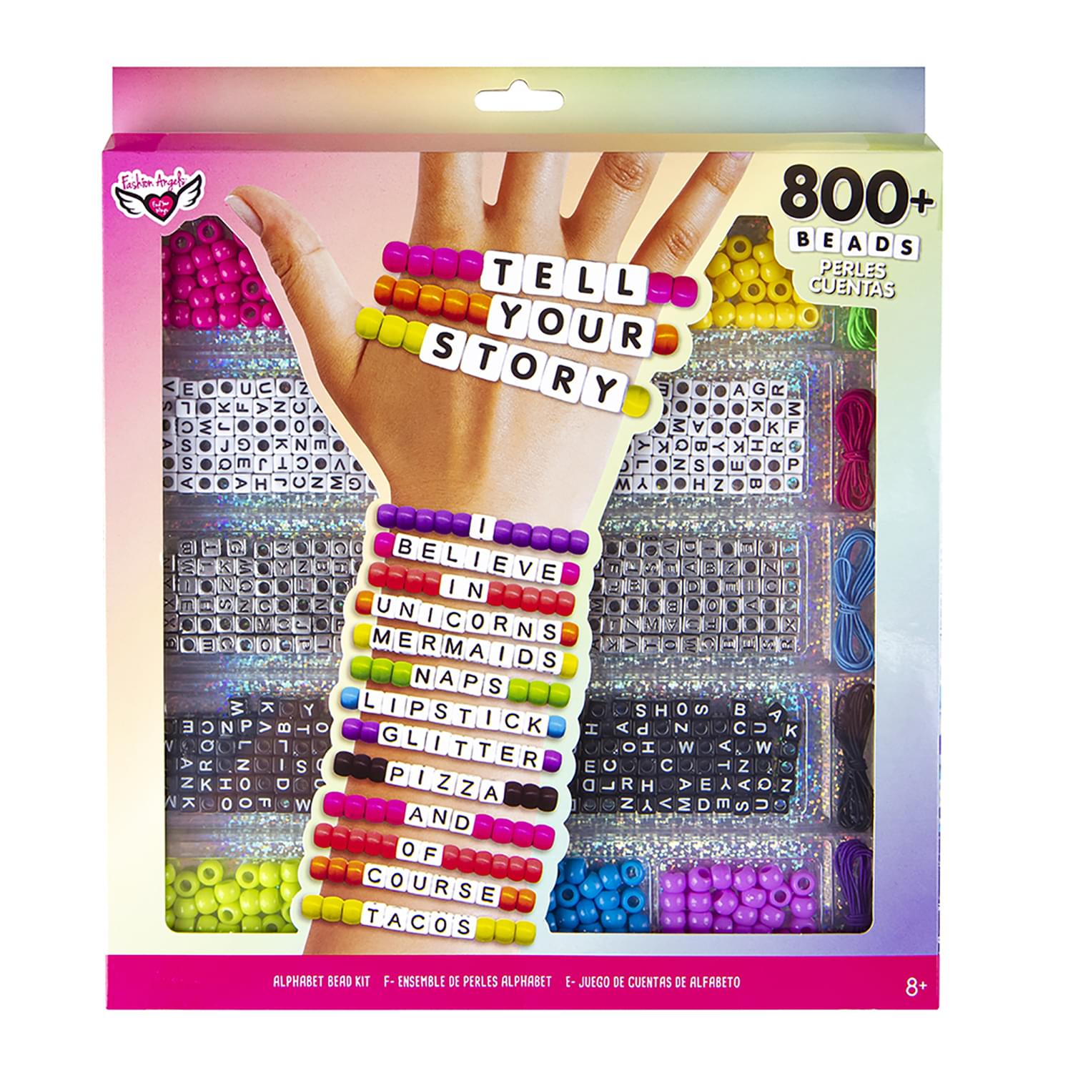 Fashion Angels Tell Your Story 800+ Alphabet Bead Set