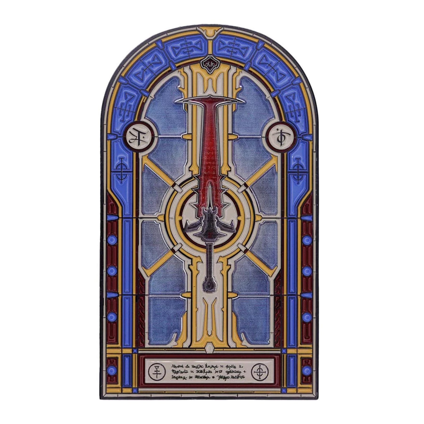 DOOM Limited Edition Crucible Sword Stained Glass Window Ingot