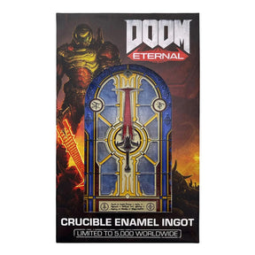 DOOM Limited Edition Crucible Sword Stained Glass Window Ingot