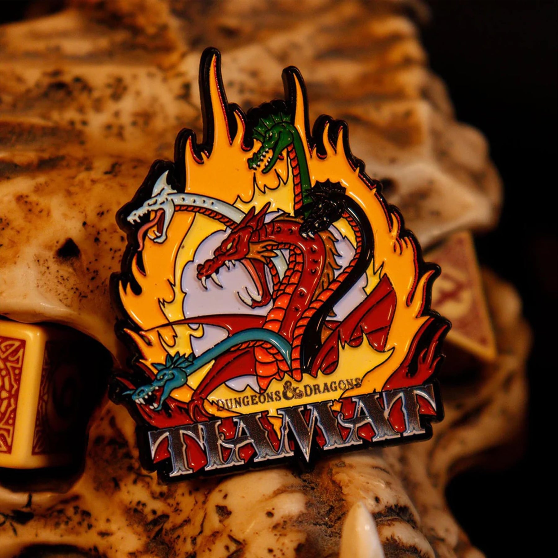 Dungeons & Dragons: The Cartoon 40th Anniversary Tiamat Pin Badge