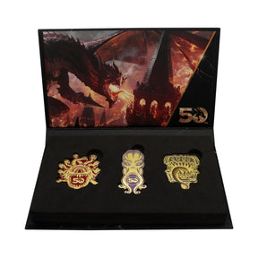 Dungeons & Dragons 50th Anniversary Pin Badges | Set of 3