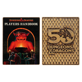 Dungeons & Dragons 50th Anniversary 1st Edition Book Cover Ingot Set