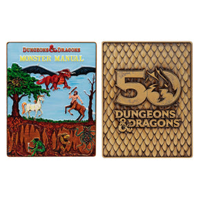 Dungeons & Dragons 50th Anniversary 1st Edition Book Cover Ingot Set