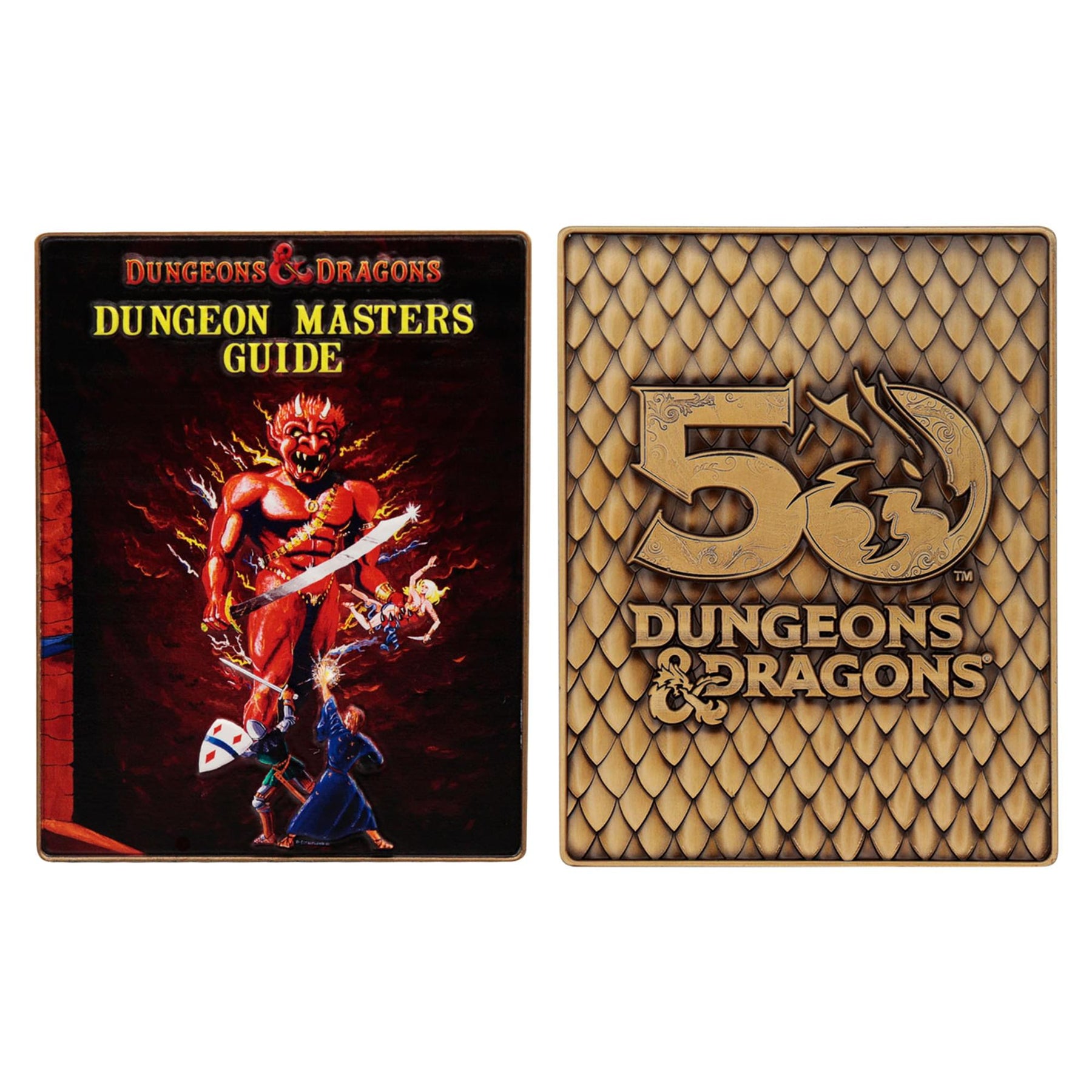 Dungeons & Dragons 50th Anniversary 1st Edition Book Cover Ingot Set