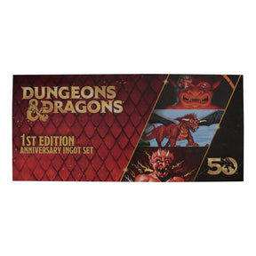 Dungeons & Dragons 50th Anniversary 1st Edition Book Cover Ingot Set