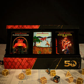 Dungeons & Dragons 50th Anniversary 1st Edition Book Cover Ingot Set