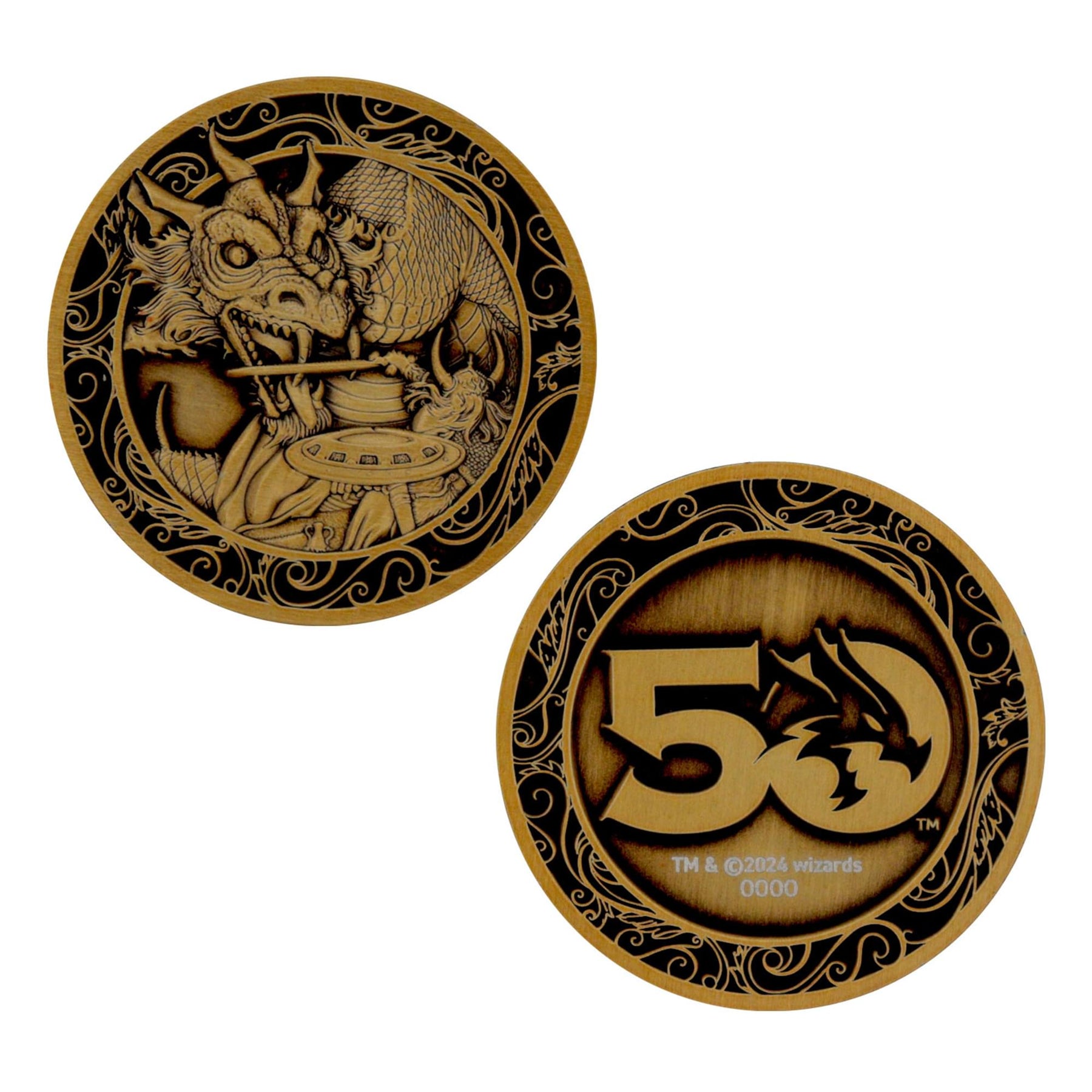 Dungeons & Dragons 50th Anniversary Antique Gold Coin Replica