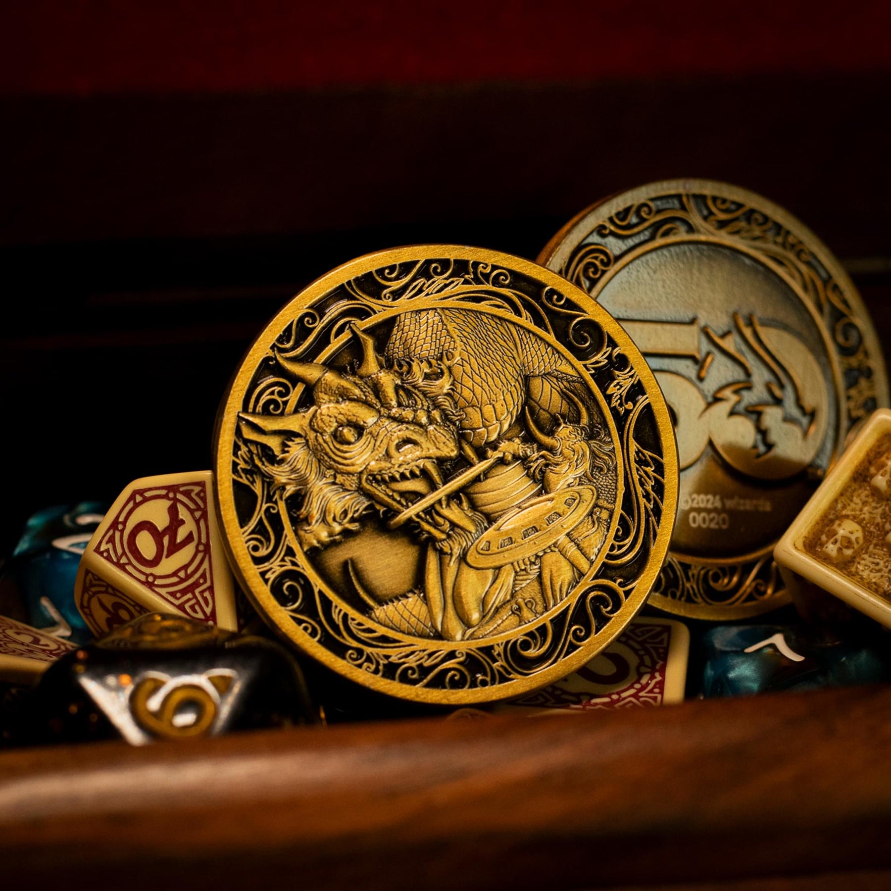 Dungeons & Dragons 50th Anniversary Antique Gold Coin Replica