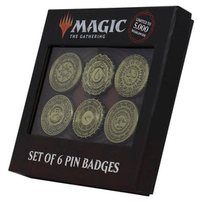 Magic The Gathering 6-Piece Limited Edition Mana Symbol Pin Badge Set