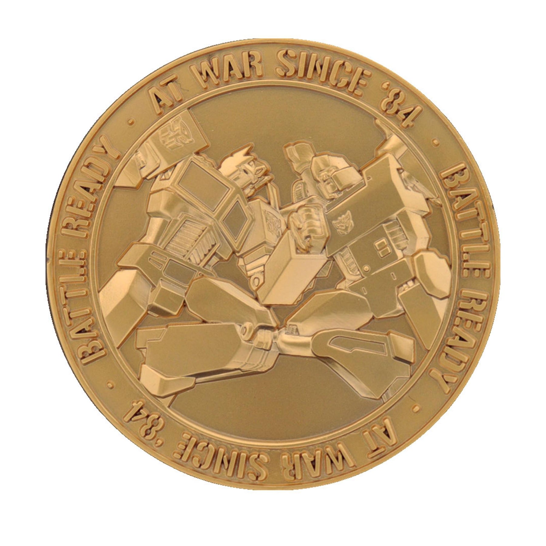 Transformers 40th Anniversary 24k Gold Plated Coin