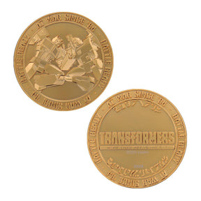 Transformers 40th Anniversary 24k Gold Plated Coin