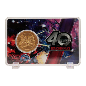 Transformers 40th Anniversary 24k Gold Plated Coin