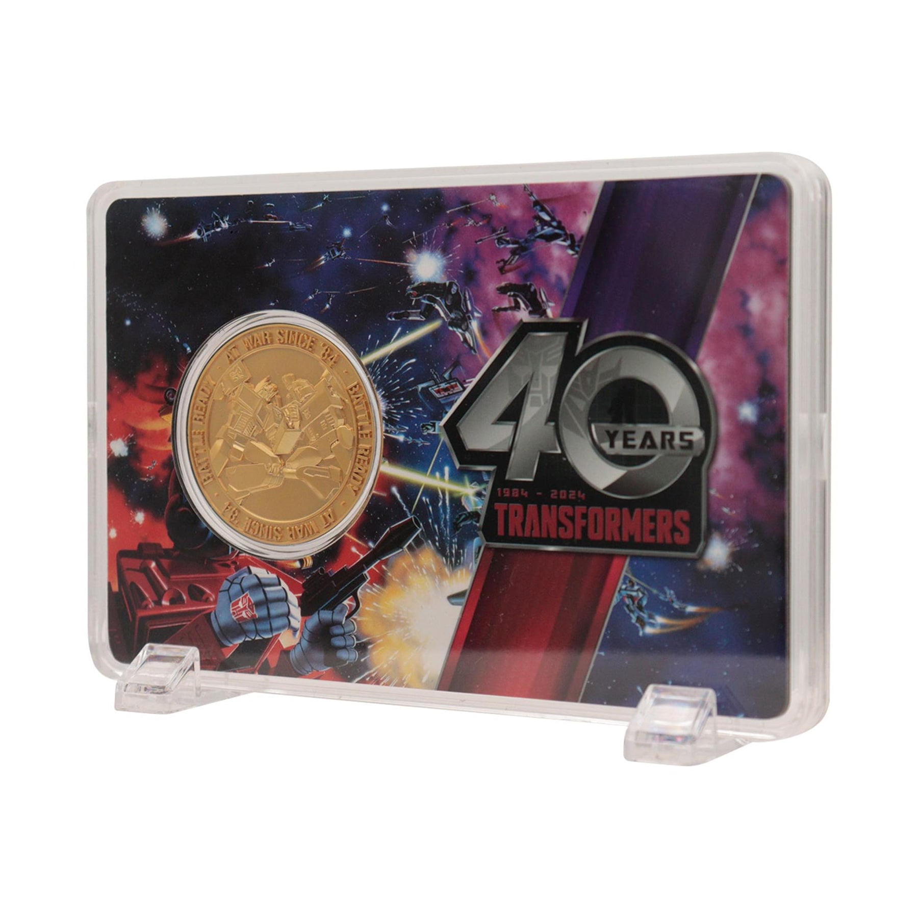 Transformers 40th Anniversary 24k Gold Plated Coin