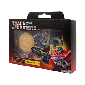 Transformers 40th Anniversary 24k Gold Plated Coin