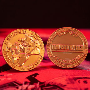 Transformers 40th Anniversary 24k Gold Plated Coin