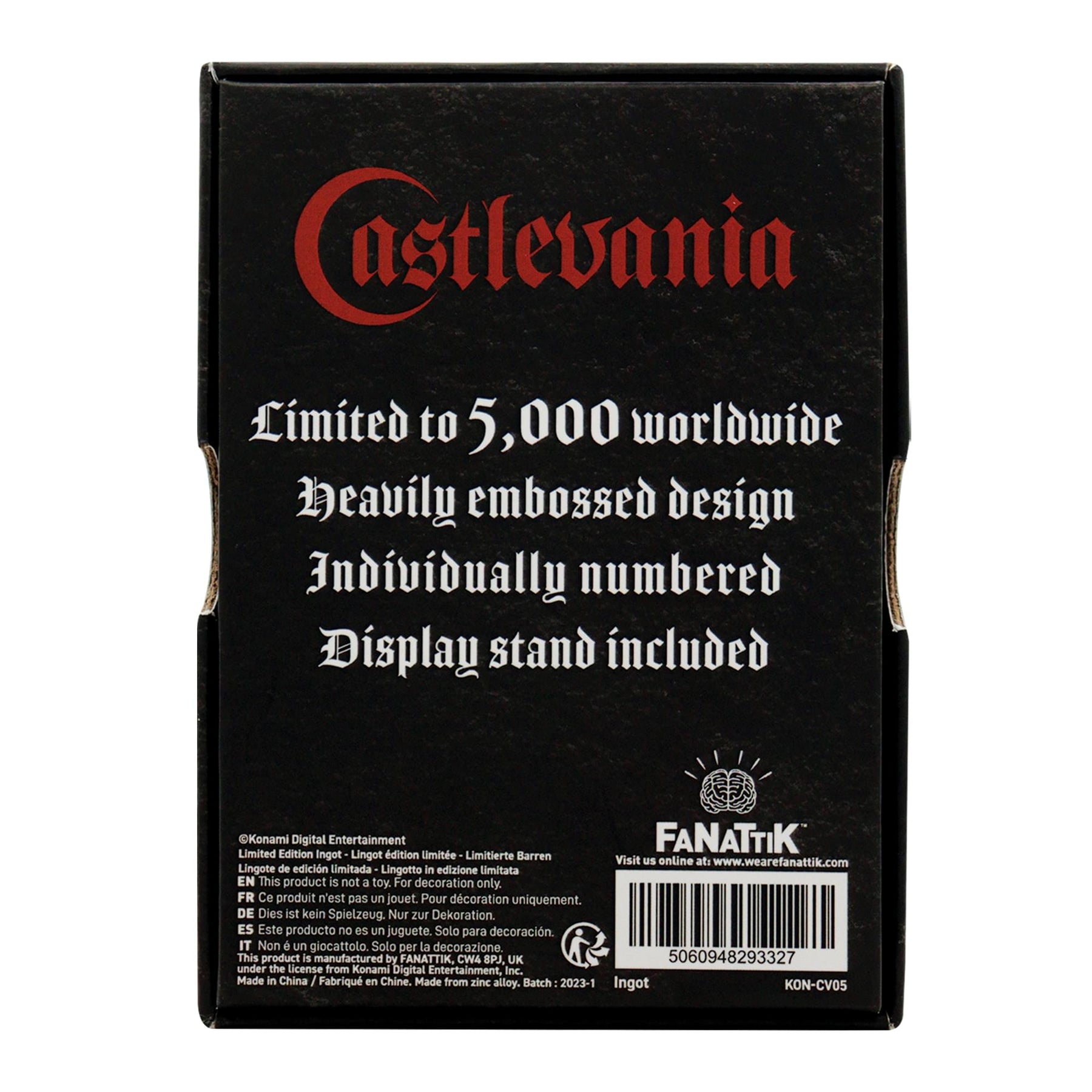 Castlevania Limited Edition Dracula Ingot