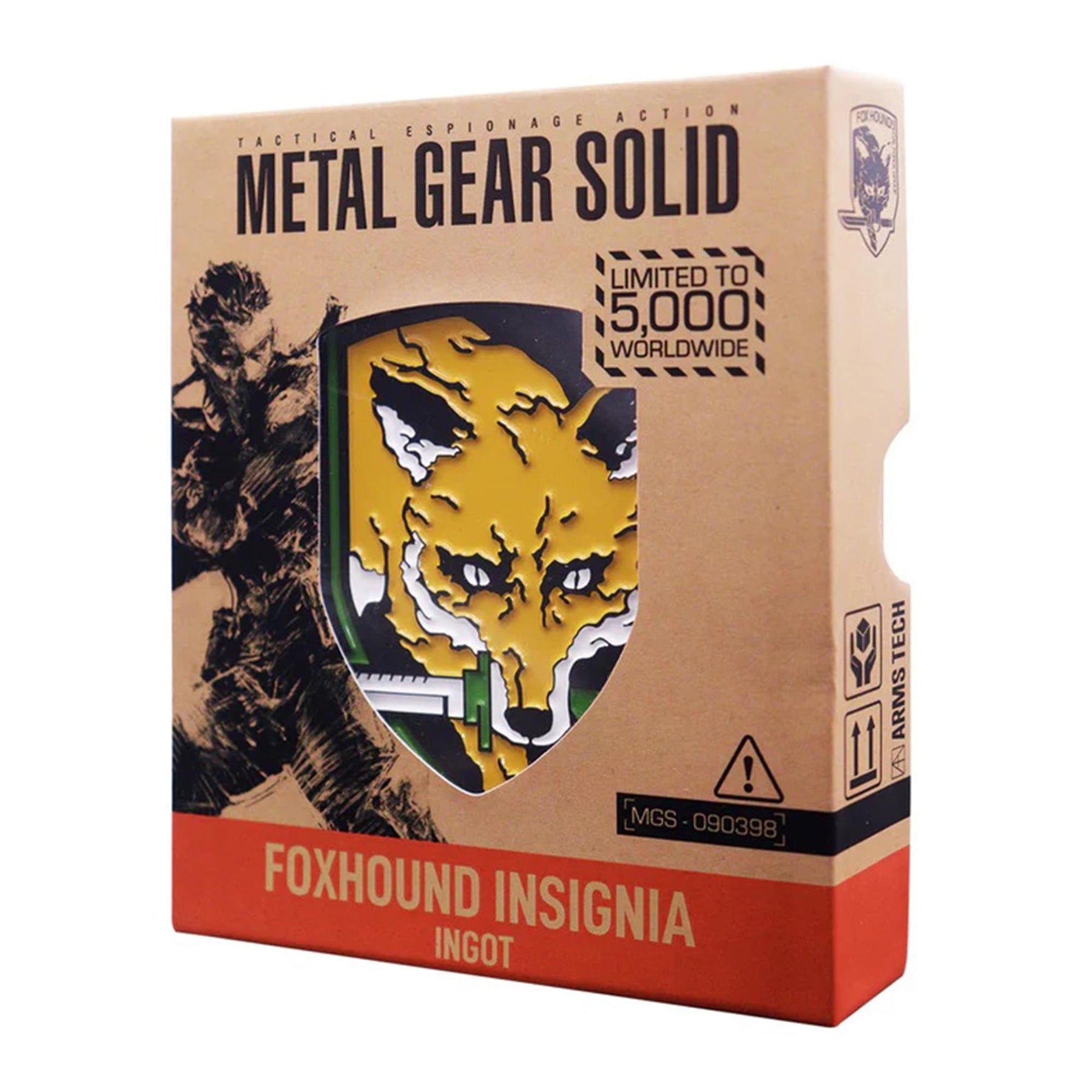 Metal Gear Solid Limited Edition Ingot | FOXHOUND Insignia