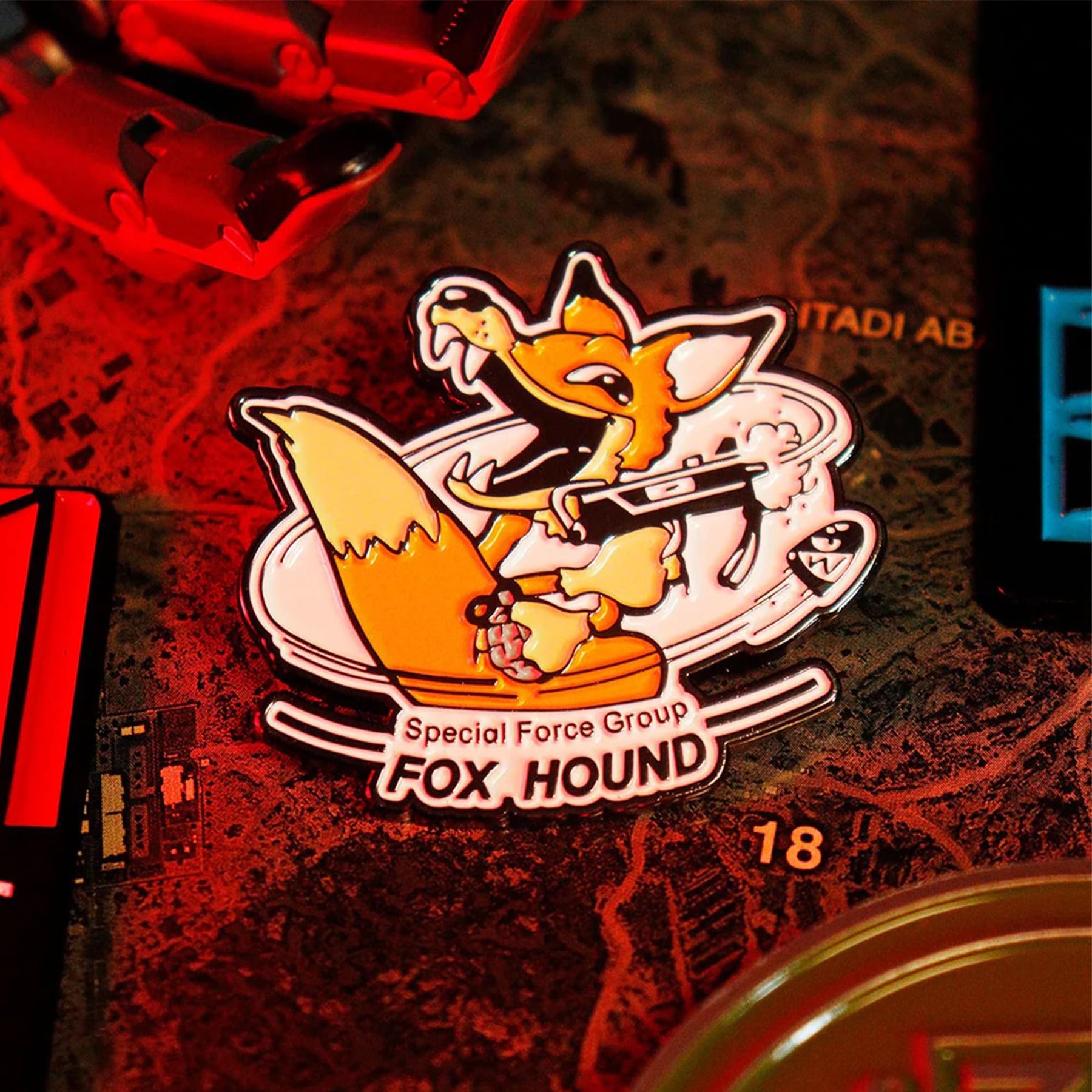 Metal Gear Solid Limited Edition Pin Badge | FOXHOUND