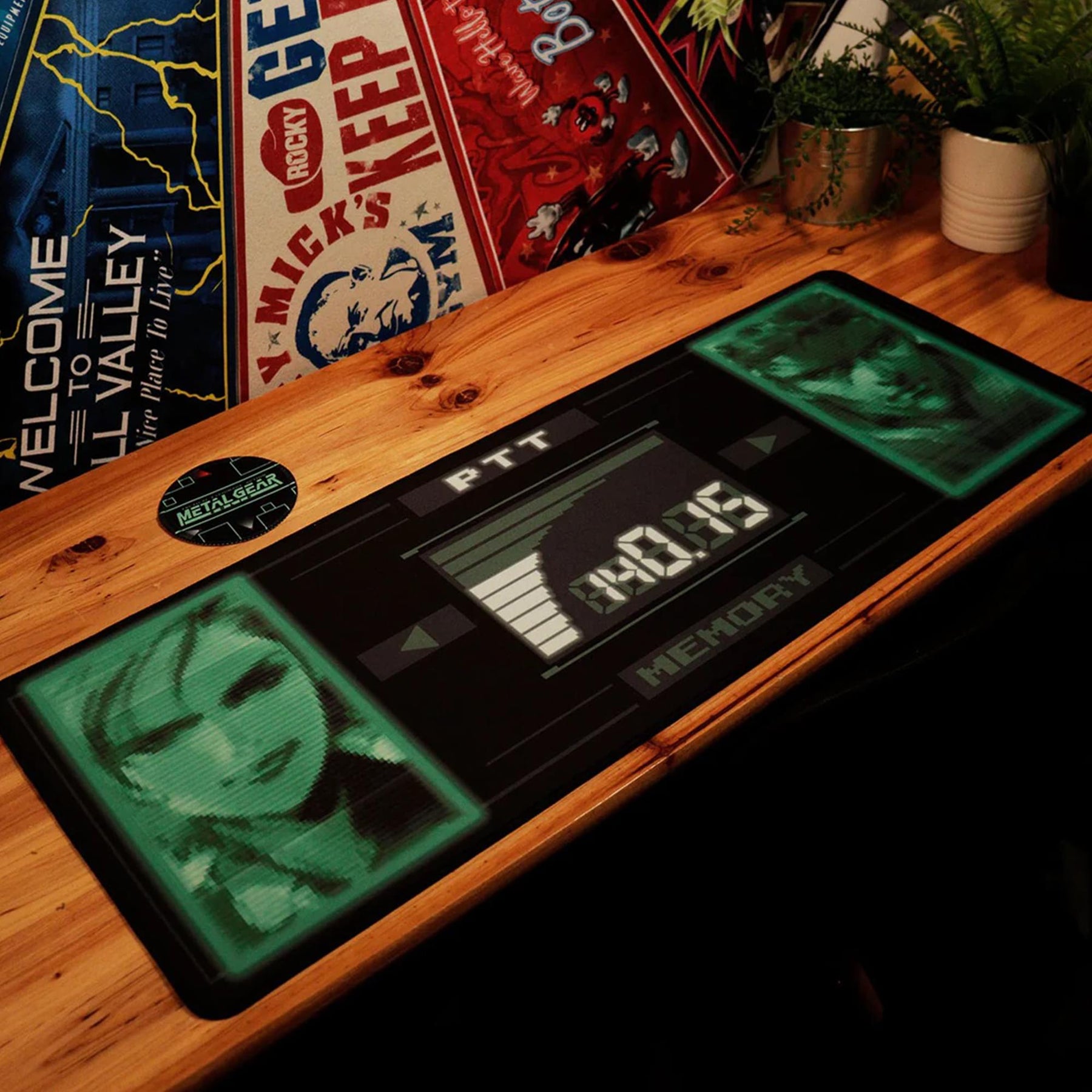 Metal Gear Solid XL Desk Pad and Coaster Set