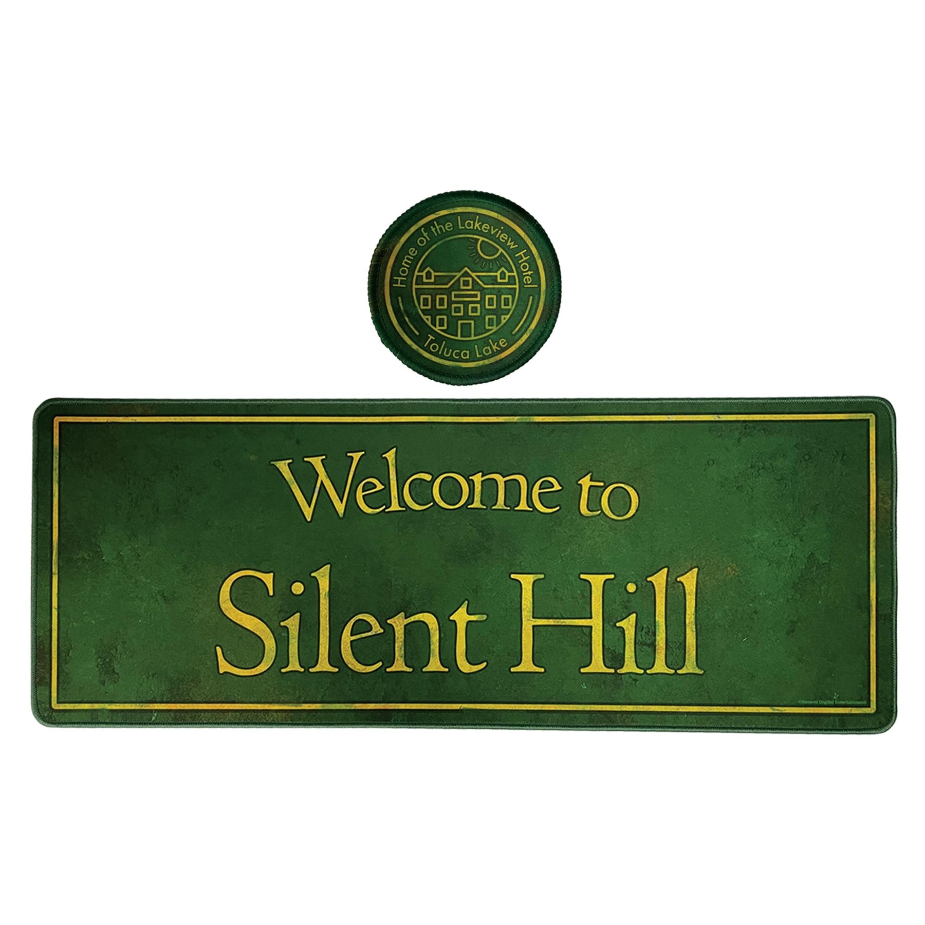 Silent Hill XL Desk Pad and Coaster Set