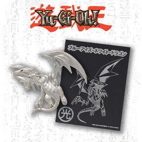 Yu-Gi-Oh! Limited Edition .999 Silver Plated Pin Badge | Blue Eyes White Dragon