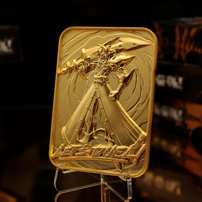 Yu-Gi-Oh! Limited Edition 24k Gold Plated Metal Card | Silent Swordsman