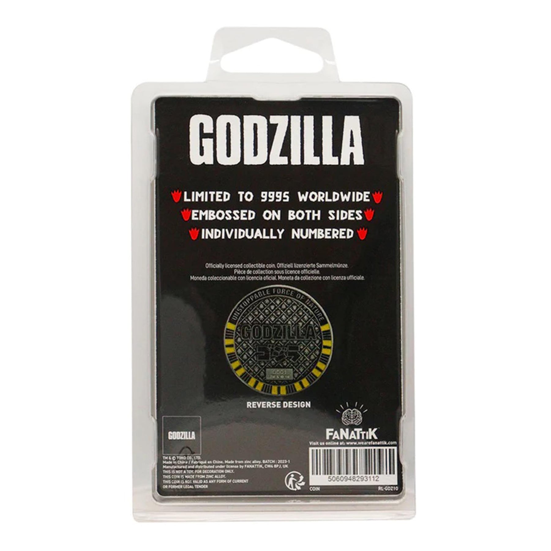 Godzilla 70th Anniversary Limited Edition Coin