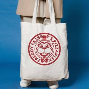 Five Nights at Freddy's Freddy Fazbear's Pizza Logo Tote Bag