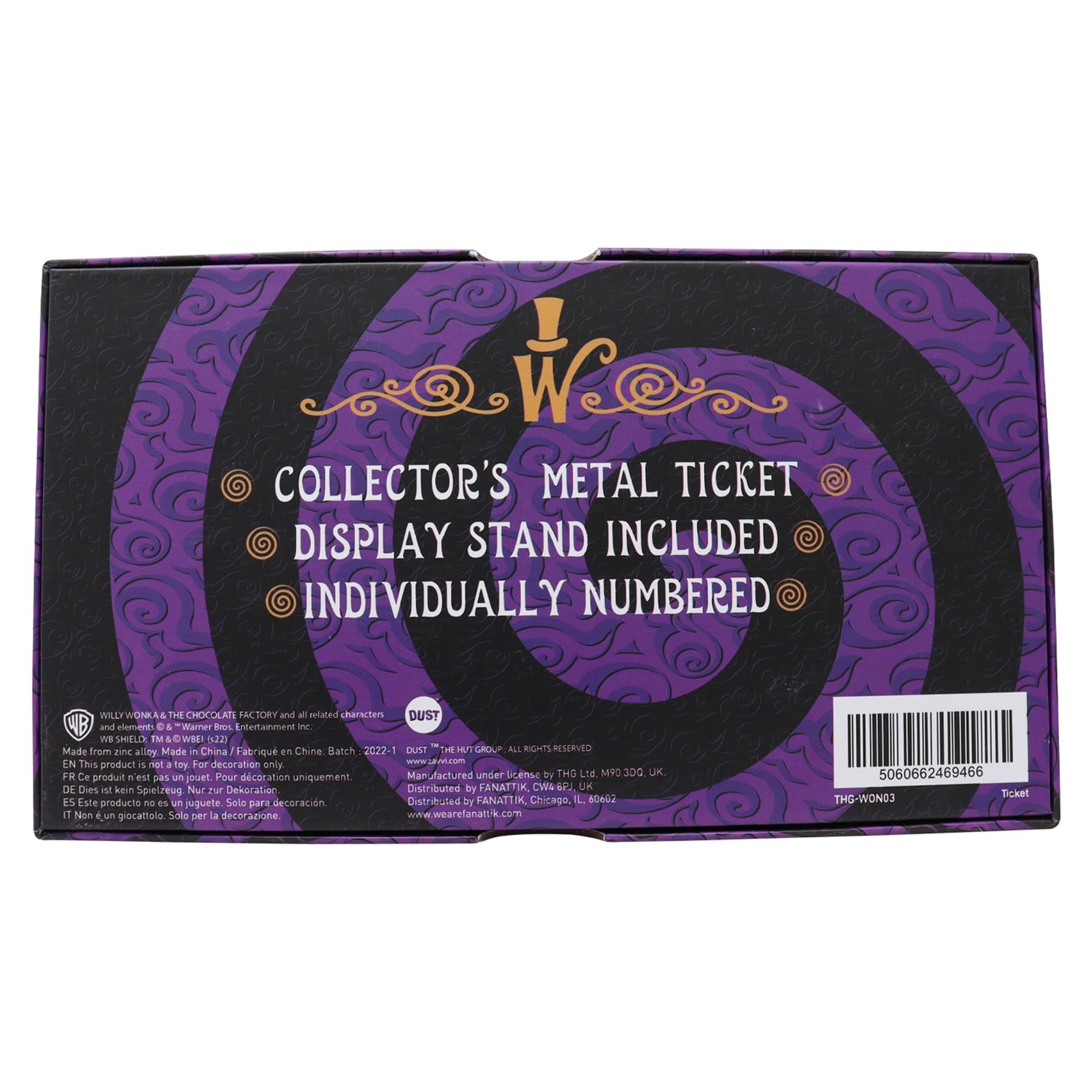 Willy Wonka Full-Sized Golden Ticket Replica | Collector's Edition