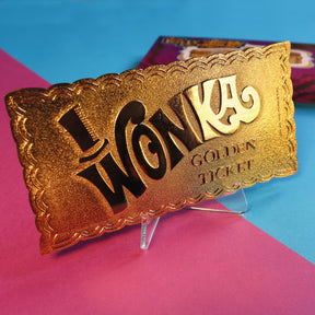 Willy Wonka Full-Sized Golden Ticket Replica | Collector's Edition