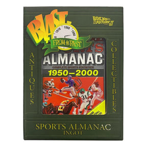 Back to the Future Limited Edition Sport Almanac Ingot